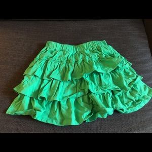 Mini Boden Ruffle Jersey Skort